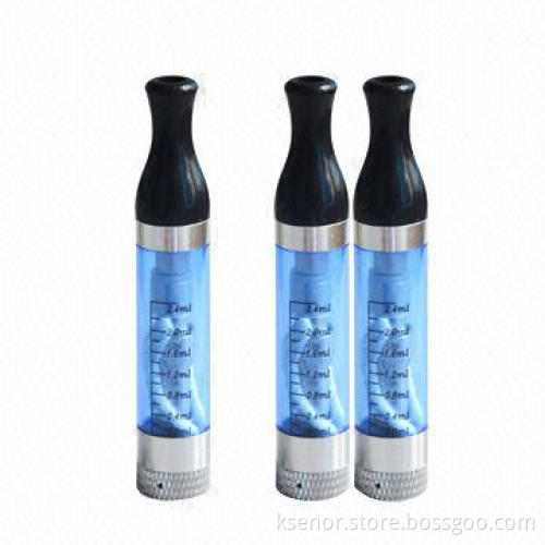 CE6+ Electronic Cigarettes with 2.7-3.0 Ohms Resistance Range and 1.6-2.0mL Capacity